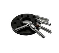 Yurefax Distanziali for ruote 5x112 Hubcentric 66.6 Accessori for auto 20mm Adattatore for ruote in alluminio, for Benz, for Fi, for Separadores for auto Distanziale per ruote(Black 1 PIECE 25MM)
