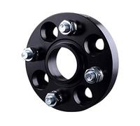 Yurefax Distanziali for ruote auto 4x108 Hubcentric 63,4mm Adattatore distanziale for ruote in alluminio Flangia 15/20/25/30mm, for Ford, for Fiesta, ST Mk7 Separadores Distanziale per ruote(Black 1PC