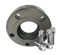 Yurefax Distanziali Ruota 5x100/5x112 Hubcentric 57.1 Accessori Adattatore Distanziatore Ruota in Alluminio 15-25mm, for Seat, Ibiza Leon Separadores Distanziale per ruote(BLACK 1 Piece 15mm)