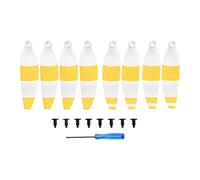 Yurefax Eliche CW CCW 4726F Eliche di Ricambio Leggere a Basso Rumore Pieghevoli, for DJI, for Mavic, for Mini, Accessori for droni RC Elica per droni(2 Pair Yellow)