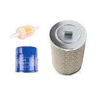 Yurefax Filtro aria di aspirazione di ricambio NUOVO e elemento filtro olio più pulito CB400 CB400SF 1992 1993 1994 1995 1996 1997 Filtro aria per auto(A set)