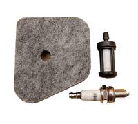 Yurefax Filtro aria Filtro carburante Candela, for STIHL, FS87 FS90 FS100 FS110 FS130 HT100 HT101 KM100 KM110 KM90 HL90 HL95 HL100 Trimmer Filtro aria tosaerba