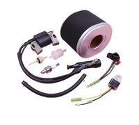 Yurefax Filtro dell'Aria Bobina di accensione Tosaerba Parte del Motore Interruttore di Arresto On off Kit Candela GX340 GX390 11HP 13HP GX 340 390 Bobina di accensione