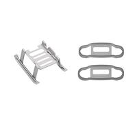 Yurefax Fissaggio elica Stabilizzatore Lama Drone Eliche in Silicone Fissaggio Protezione Trasporto Supporto Fibbia Parti, for DJI, for Mavic, for Mini, 2 Elica per droni(Landing Gear B)