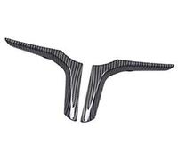Yurefax, for BMW, Serie 3 G20 G28 2020, Volante in fibra di carbonio Colore Decorazione Cornice Copertura Trim 2 pezzi ABS Car Styling modificato Adesivo per volante