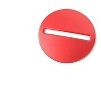 Yurefax, for Chevrolet, for Camaro, 2017 in su, ABS Interni auto Volante Decorazione Copertura Trim Adesivi Accessori auto Styling Adesivo per volante(Rot)