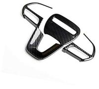 Yurefax, for DODGE, Challenger Charger 2015+, 4 pezzi Set volante automatico copertura in fibra di carbonio adesivi decorativi accessori for lo styling dell'auto Adesivo per volante