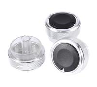 Yurefax For Ford, for Focus, 3 pz/set 4 colori Auto AC Manopola in lega di alluminio Aria condizionata Interruttore controllo del calore Accessori Manopola dell'aria condizionata per auto(Silver)