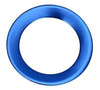 Yurefax, for Jeep, Cherokee dal 2014 in poi, decorazione del volante dell'auto Cerchio di rivestimento della copertura adesivi Accessori interni Car Styling Adesivo per volante(Blue)