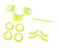Yurefax, for Jeep, Wrangler 2011+, rivestimento del volante dell'auto Copertura dello sfiato dell'aria condizionata Decorazione interna Accessori Adesivo Styling Adesivo per volante