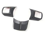 Yurefax, for Jeep, Wrangler, for Patriot, for Compass, for Cherokee dal 2011 in poi, adesivi for copertura decorazione volante interno auto ABS Adesivo per volante(Carbon Fiber grain)