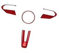 Yurefax, for Mazda, 3 Axela 2019-2020, pannello interno della scatola del cambio in ABS, volante in fibra di carbonio, copertura decorativa, adesivi interni Adesivo per volante(BLACK 47)