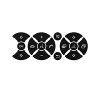 Yurefax For Mercedes, for Benz, CEG 2007 2008 2009 2010 2011 2012 2013 2014Adesivi pulsante interruttore nero Interruttore sul volante dell'auto
