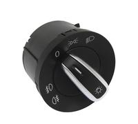 Yurefax For VW, Caddy, Touran, Golf, Jetta, Passat, Seat, interruttore fari a 10 pin, interruttore specchietto laterale cromato 5ND941431A Fendinebbia