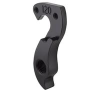 Yurefax Gancio deragliatore posteriore bici sostituibile, for forcellino, 120 nero, taglia unica Gancio posteriore per bicicletta