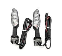 Yurefax Indicatore di direzione a LED, for, for MT-01 MT03 MT07 MT09, for Tracer 9 900/GT, for Tenere 700 XSR 155 FZ6, lampeggiante for moto Indicatore di direzione per motocicletta(2pcs Clear)
