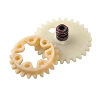 Yurefax Ingranaggio a vite senza fine for pompa dell'olio, for STIHL, 028 MS380 MS381 1119 642 1501 Pompa dell'olio per motosega