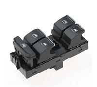 Yurefax Interruttore alzacristallo elettrico Interruttore comando alzacristallo, for Skoda, for Octavia, III Fabia 5E0959857 Interruttore alzacristalli auto