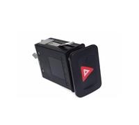 Yurefax Interruttore della luce di emergenza lampeggiatore di emergenza for VW, for Golf, for Jetta, GL GLI GLS GLX GTI TDI 1999 2000 2001-2006 1J0953235C Pulsante interruttore di emergenza