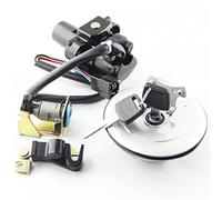 Yurefax Interruttore di accensione del motociclo Tappo del serbatoio del carburante Kit di chiavi for serratura della sella for XRV750 Africa Twin VTR1000 OEM 35100-MY1-007 Interruttore di accensione