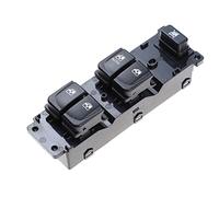 Yurefax Interruttore di controllo della finestra Interruttore dell'alzacristallo elettrico, for Hyundai, I20 93570-1J102 935701J102 93580-1J002 935801J002 Interruttore alzacristalli auto(Rot)