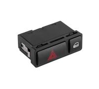 Yurefax Interruttore luci di emergenza Interruttore lampeggiante di emergenza, for, E46 E53 E85 325 X5 Serie 3 Chiusura centralizzata porta on off 61318368920 Pulsante interruttore di emergenza