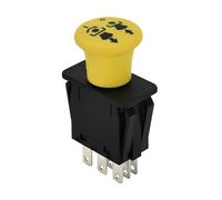Yurefax Interruttore PTO Frizione Lama 16 V CC da 5 Amp 116-0124 1160124, for Tosaerba Exmark Lazer Z AS ESXZ Series Interruttore Frizione Tosaerba