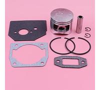 Yurefax Kit anello elastico for pistone da 45 mm Motosega cinese 5200 52cc Cilindro Silenziatore Carburatore Set guarnizioni Sostituisci pezzo di ricambio Kit silenziatore per motosega