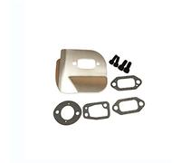 Yurefax Kit bulloni guarnizione staffa deflettore silenziatore di scarico marmitta, for Husqvarna, 61 268 272 272XP 268K 272K 272S Parti speciali for motoseghe Kit silenziatore per motosega