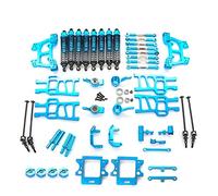 Yurefax Kit di Parti di aggiornamento in Metallo Bracci di Sospensione dell'ammortizzatore, for Accessori HSP 94111 94108 1/10 RC Car Monster Truck Collegamento del Braccio di Sospensione(Blue)