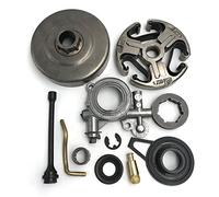 Yurefax Kit filtro pompa olio 3/8"-7T tamburo frizione pignone corona ingranaggio a vite senza fine, for Husqvarna, 362 365 371 372 parti motosega Pompa dell'olio per motosega