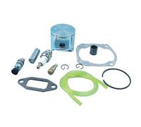 Yurefax Kit guarnizioni filtro 48mm fasce elastiche ago vavle, for Husqvarna 365, for Jonsered, 2065 2165 motosega W candela linea carburante Kit pistone per motosega