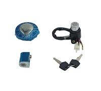 Yurefax Kit interruttori accensione, for sedile, gruppo serratura Set tappo serbatoio Blocco interruttore Blocco coperchio serbatoio olio Blocco con 2 chiavi for interruttore a chiave di accensione mo