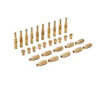 Yurefax Kit Pilota a Getto Lento da 10 Pezzi e getti Principali del carburatore da 20 Pezzi in Ottone, for PWK CVK PE OKO KOSO Kit ugello carburatore