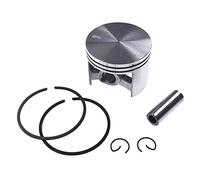 Yurefax Kit pistone Big Bore 52mm Set di clip for anelli elastici for spinotto pistone, for, 046 MS460 Motore for motosega Sostituisci parte 1128 030 2009 Kit pistone per motosega
