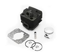 Yurefax Kit pistone cilindro 34MM TL26 CG260 1E34F 26CC Decespugliatore Tagliaerba Tagliasiepi Pezzi di ricambio Cilindro a pistone da giardino