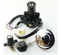Yurefax Kit serratura sedile carburante interruttore a chiave di accensione for XVS950 V-Star Tourer 3D8-82501-01-00 4NK-24602-20-00 26P-W8250-10-00 Interruttore di accensione per motocicletta