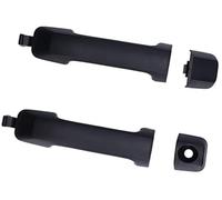 Yurefax Maniglia per porta esterna 2 pezzi Esterno 69210 0C010 Sostituzione accessori auto nera, per Fj R 2007 2014 Esterno del cappuccio della copertura della maniglia della portiera dell'auto
