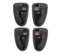 Yurefax Maniglie for porte interne auto, anteriori for maniglia posteriore sinistra destra lato conducente, for Hyundai, Accent 2000-2006, ABS nero ABS Maniglia interna della portiera dell'auto(4pcs O