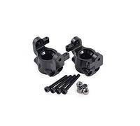 Yurefax Metallo Anteriore Posteriore, for AR14B alloggiamento ASSE Fuso a snodo C-Hub Pinza rotore Esagonale, for 1/10 RC Rock Bouncer, for Axial RBX10 Ryft Collegamento di Sospensione(C Hub-BK)