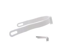 Yurefax Modifica kit staffa distanziatore supporto piede ruota parafango posteriore, for Xiaomi, M365/Pro/1S E-Scooter parafanghi da 10 pollici cavalletto distanziatore Parafango per skateboard(White)