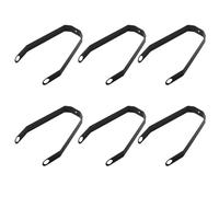 Yurefax Modifica Staffa di Supporto parafango Posteriore, for Ninebot, Max G30 G30D Scooter Elettrico Accessorio Staffa parafango in Lega di Alluminio Parafango per Skateboard(G30 Black 6pc)