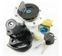 Yurefax Moto Interruttore A Chiave di Accensione Carburante Kit Blocco Sedile for GSX1300RX GSX1300RY GSX1300R K2 K3 K4 K5 K6 K7 Hayabusa Interruttore di accensione per motocicletta