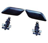 Yurefax Nero FARO LAVATORE UGELLO JET COPERCHIO COPERCHIO CON CONNETTORE, for Toyota, for Camry 2009-2011 85045-33060 85044-33070 Copertura lavafari(BLACK Pair)