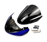 Yurefax Parabrezza Parabrezza con staffa Deflettore parabrezza anteriore, for, FZ MT 09 2014 2015 2016 FZ09 MT09 Parabrezza per moto(Blue)