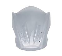 Yurefax Parabrezza Parabrezza con staffa di montaggio Deflettori d'aria, for, MT07 FZ07 2014 2015 2016 2017 Parabrezza per moto(Grey)