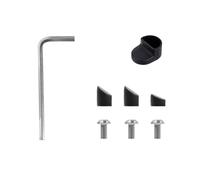 Yurefax Parafanghi for Scooter Elettrico Ali Parafango Posteriore Protezione Supporto Parti in plastica ABS Viti Tappo in Gomma, for Xiaomi, M365/Pro/1S Parafango per Skateboard(Black-01)