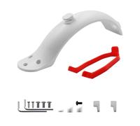 Yurefax Parafanghi Neri Ali for Scooter Parafango Posteriore Protezione Supporto Parti in plastica Viti Tappo in Gomma, for Xiaomi, Mijia M365 PRO Parafango per Skateboard(White)