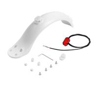 Yurefax Parafango a Vite a Quattro Fori Scooter Elettrico Parafango a 4 Viti Accessori applicabili Parafango Posteriore Viti fanale Posteriore Tappo in Gomma Parafango per Skateboard(White 1set)