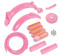 Yurefax Parafango Anteriore Posteriore for Pneumatici, for Xiaomi, Mijia M365 PRO Pro2 1S Kit di Ricambio for Riparazione Scooter Elettrico for Skateboard Parafango per Skateboard(Pink)